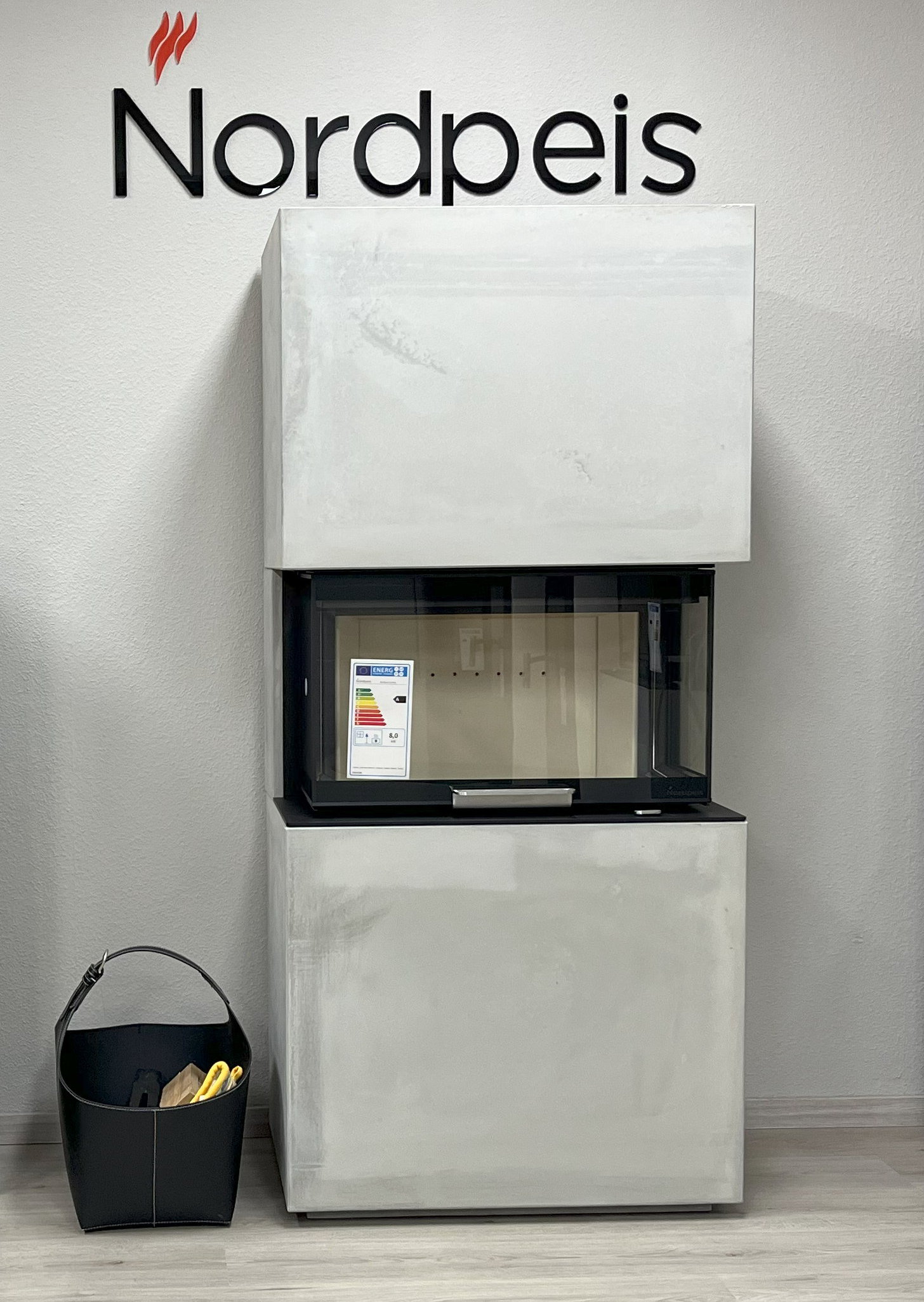 Kaminbausatz Nordpeis Monaco II IR Super Max, Ausstellungsstück !