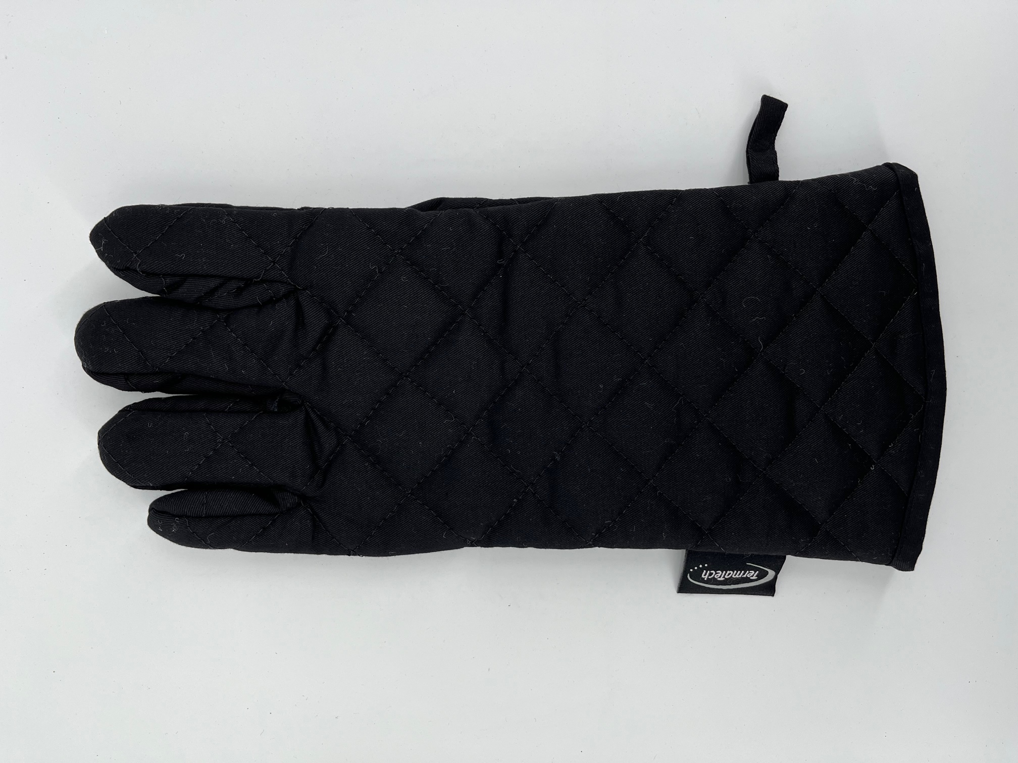 Kaminhandschuh Textil schwarz, links Kaminhandschuh Textil schwarz, links