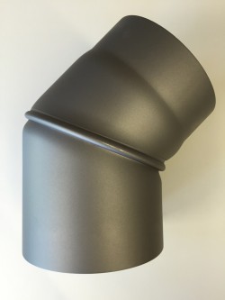 Bogen 0-45° gussgrau DN150
