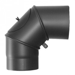 Bogen 0-90° schwarz DN180