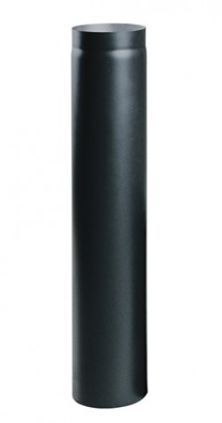 Ofenrohr schwarz DN150, 100 cm lang