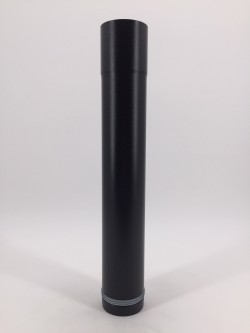 Schiebeelement einteilig 500mm DN80 schwarz Pellet-Line