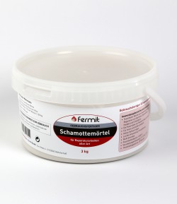 Schamottemörtel Fermit 3kg Eimer